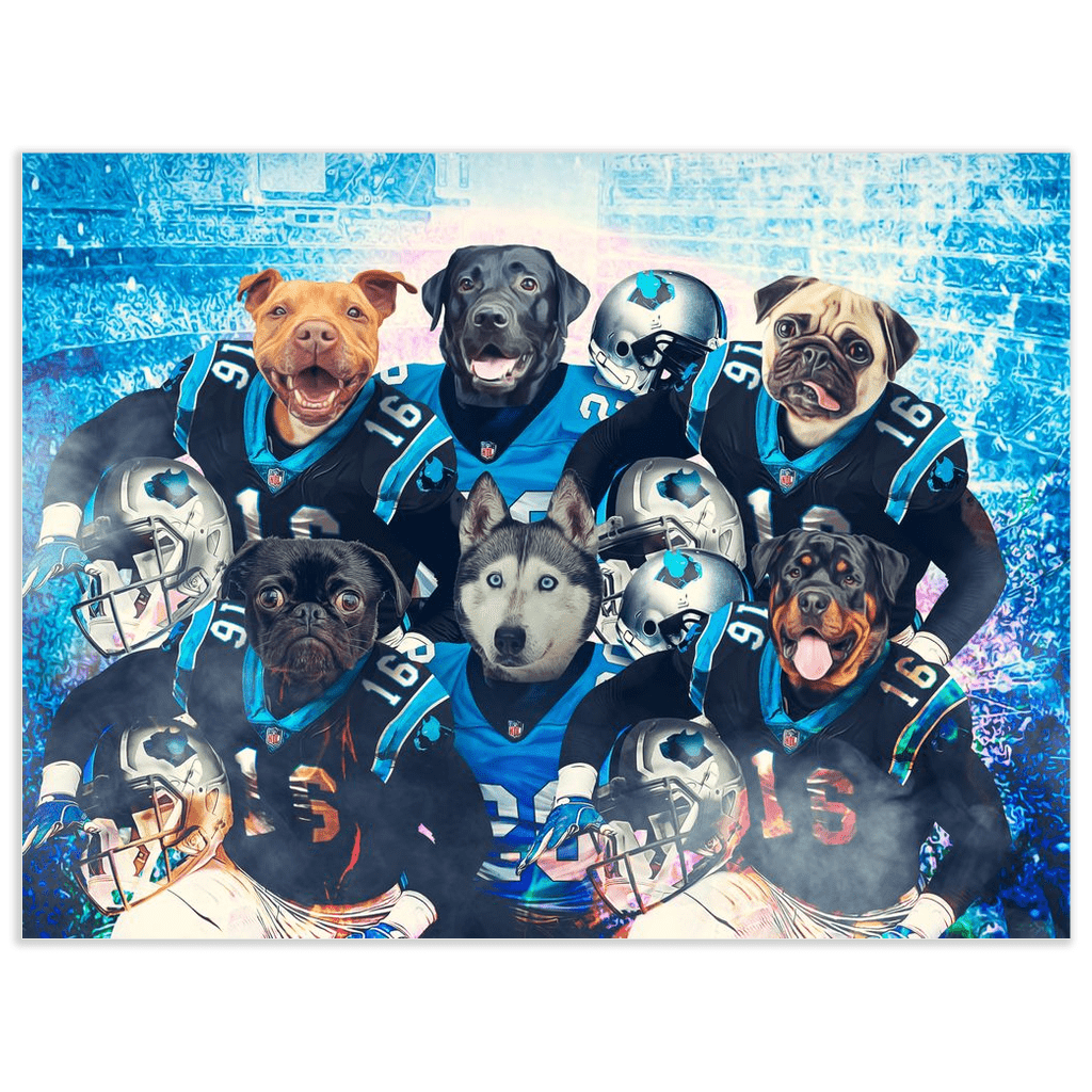 Póster personalizado para 6 mascotas &quot;Carolina Doggos&quot;