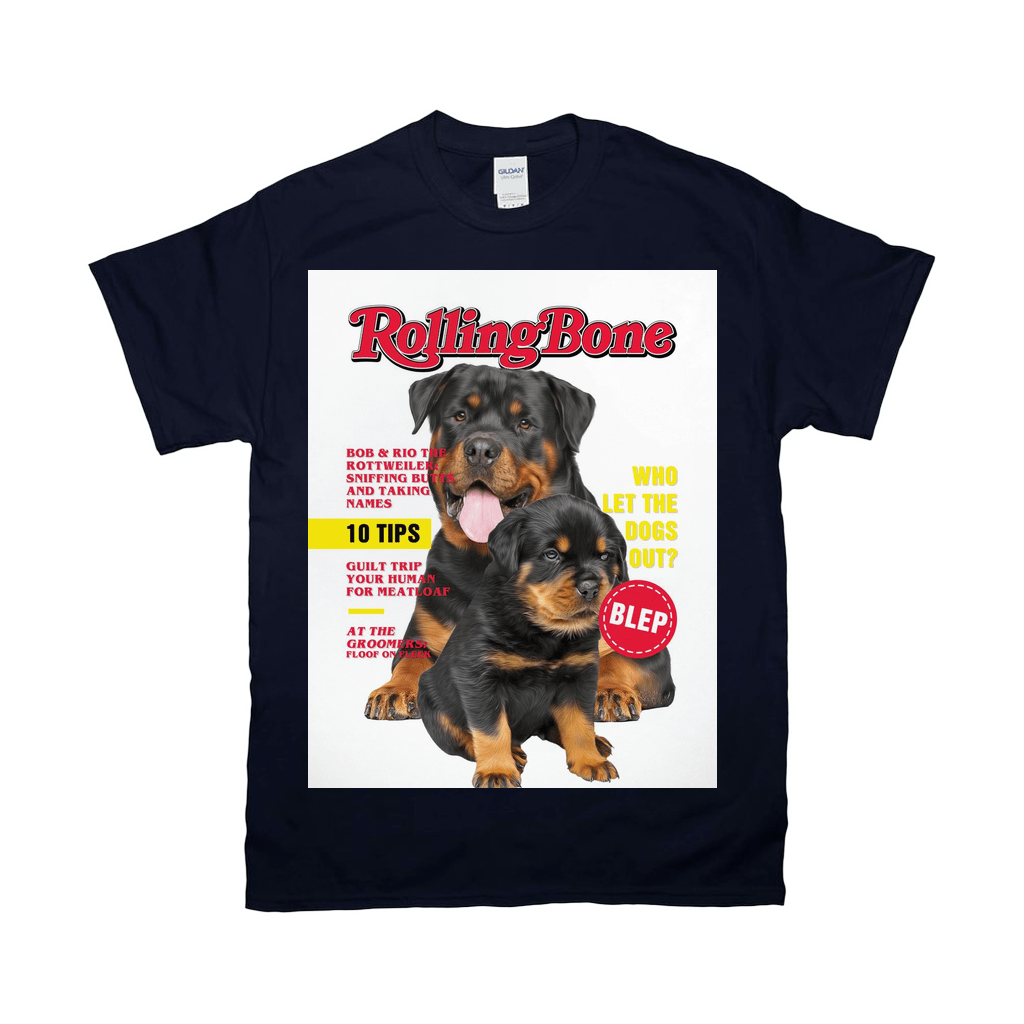 Camiseta personalizada con 2 mascotas &#39;Rollingbone&#39;