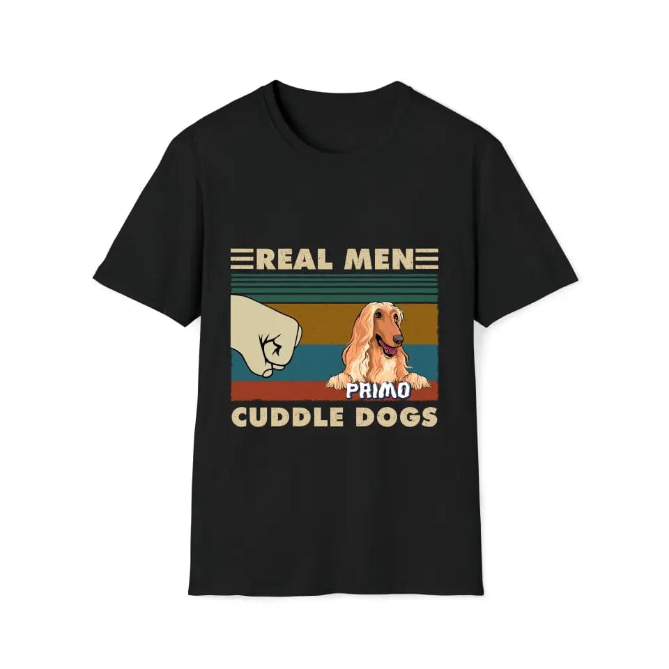 Real Men Cuddle Dogs - Sudadera con capucha