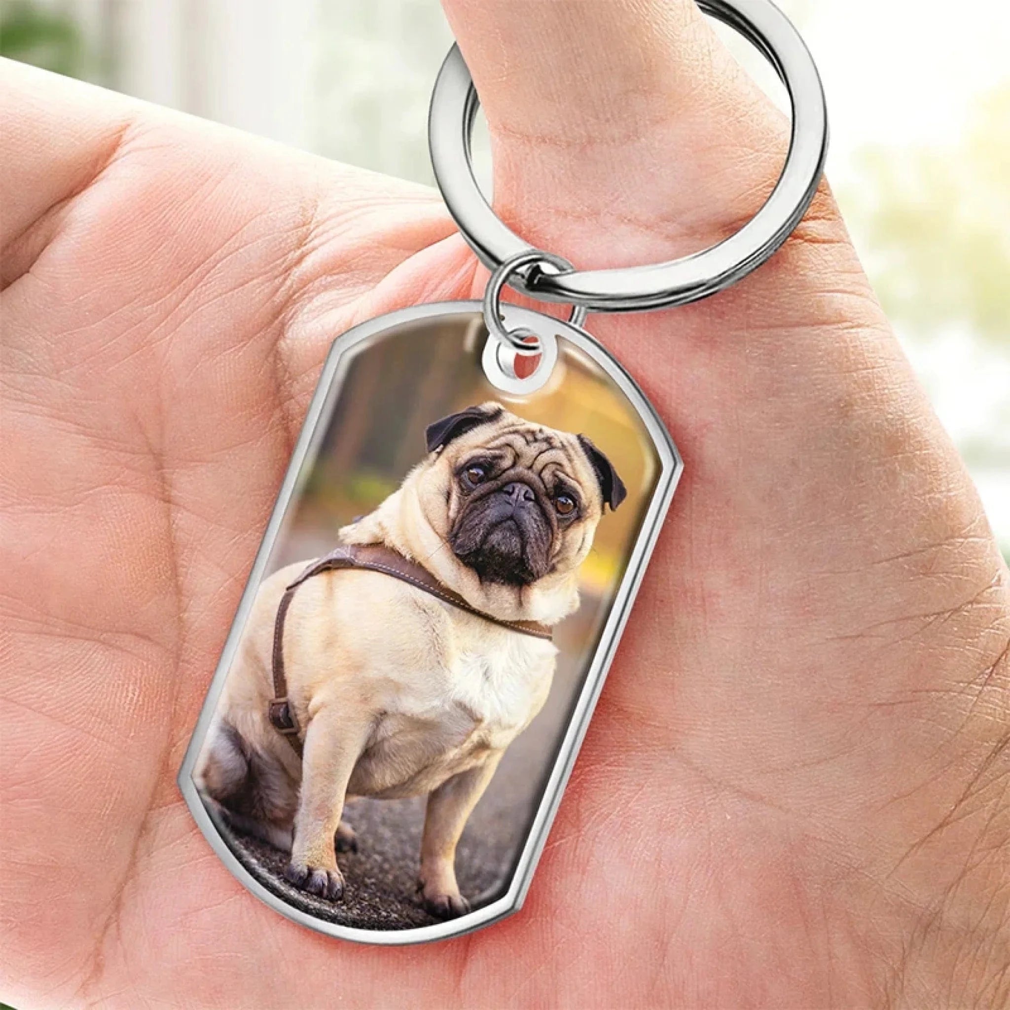 Llavero conmemorativo personalizado para mascotas