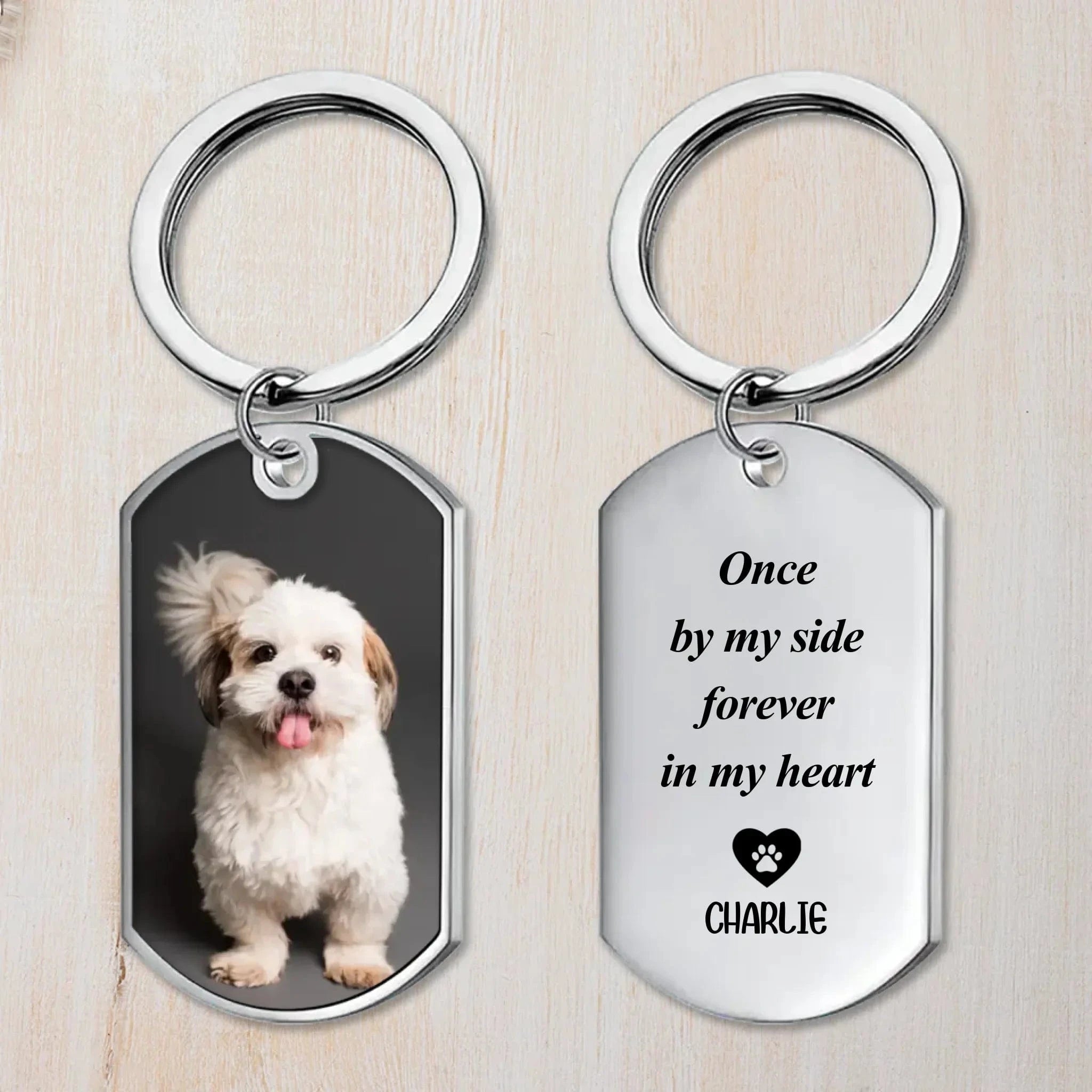 Llavero conmemorativo personalizado para mascotas