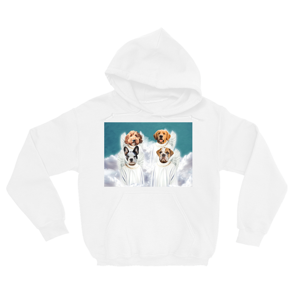 Sudadera con capucha personalizada para 4 mascotas &#39;4 Angels&#39;