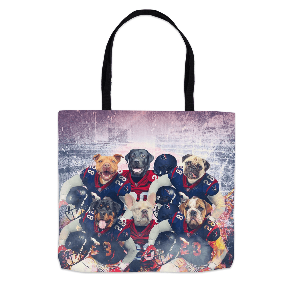 Bolsa de mano personalizada para 6 mascotas &#39;Houston Doggos&#39;