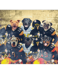 Manta personalizada para 6 mascotas 'Pittsburgh Doggos'