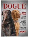 'Dogue' Personalized 2 Pet Blanket