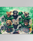 Manta personalizada para 6 mascotas 'New York Jet-Doggos'