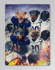 'Baltimore Doggos' Personalized 4 Pet Blanket