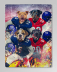 'New York Doggos' Personalized 4 Pet Blanket