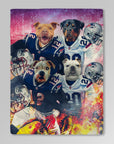 'New England Doggos' Personalized 4 Pet Blanket