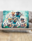 'Miami Doggos' Personalized 5 Pet Blanket