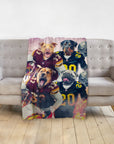 'Washington Doggos' Personalized 4 Pet Blanket