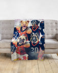 'Denver Doggos' Personalized 4 Pet Blanket