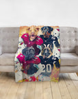 'Arizona Doggos' Personalized 4 Pet Blanket