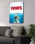 'Paws Doggo' Personalized Pet Canvas