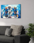 'Detroit Doggos' Personalized 6 Pet Canvas