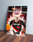 'Pawtland Trail Blazers' Personalized Pet Canvas