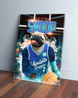 'Charlotte Hornets Doggos' Personalized Pet Canvas