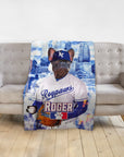 'Kansas City Doggo Royals' Personalized Pet Blanket