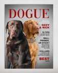 'Dogue' Personalized 2 Pet Poster