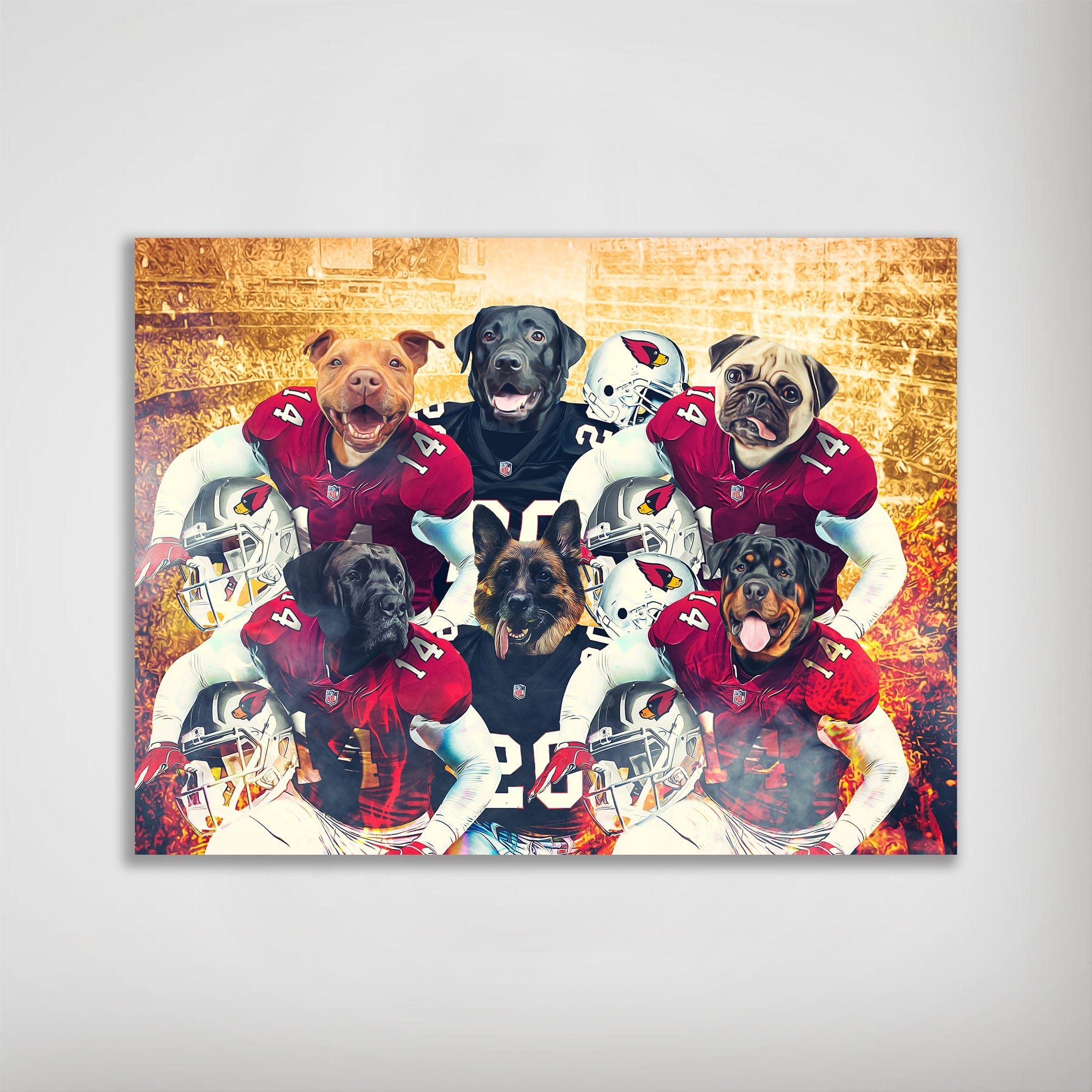 Póster personalizado para 6 mascotas &quot;Arizona Doggos&quot;