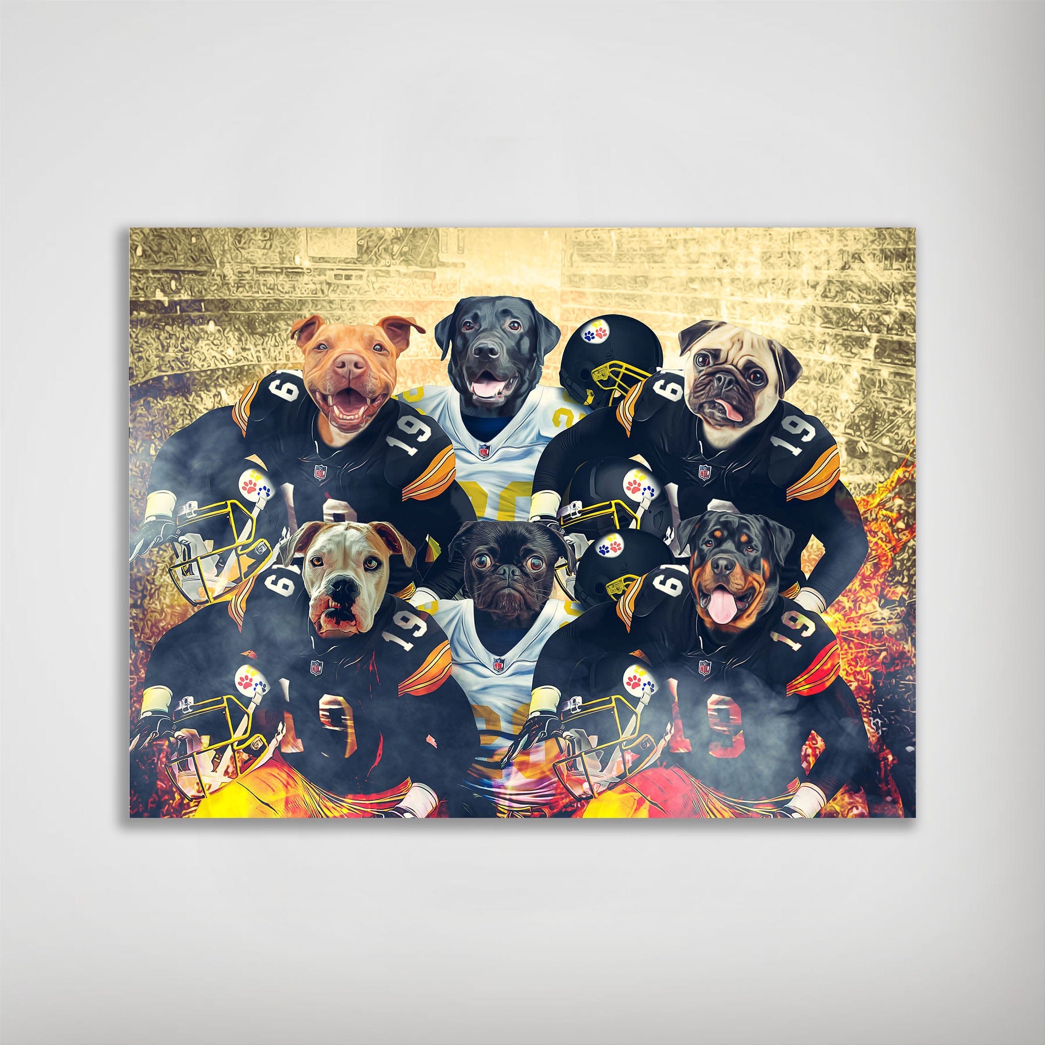 Póster Personalizado para 6 mascotas &#39;Pittsburgh Doggos&#39;