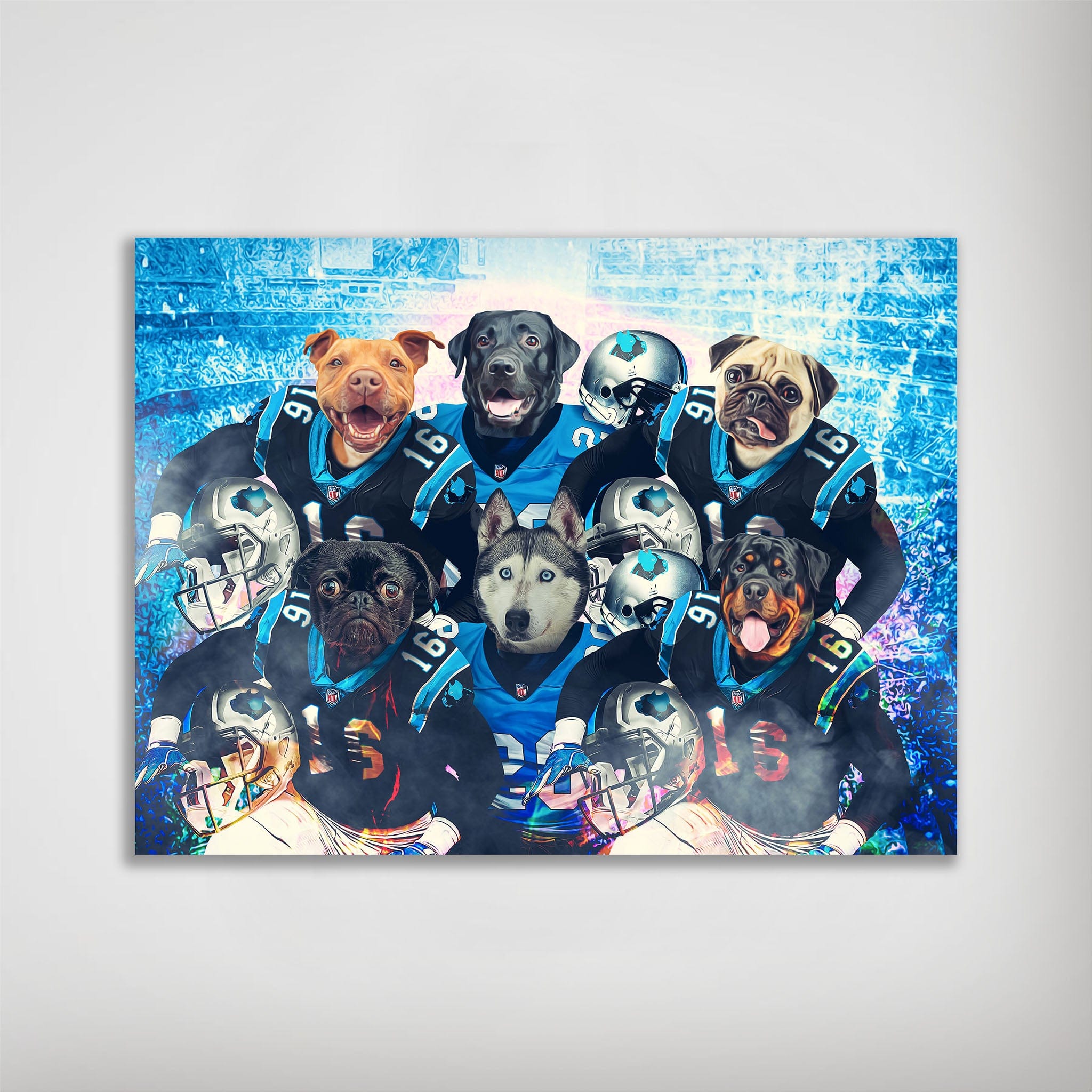 Póster personalizado para 6 mascotas &quot;Carolina Doggos&quot;