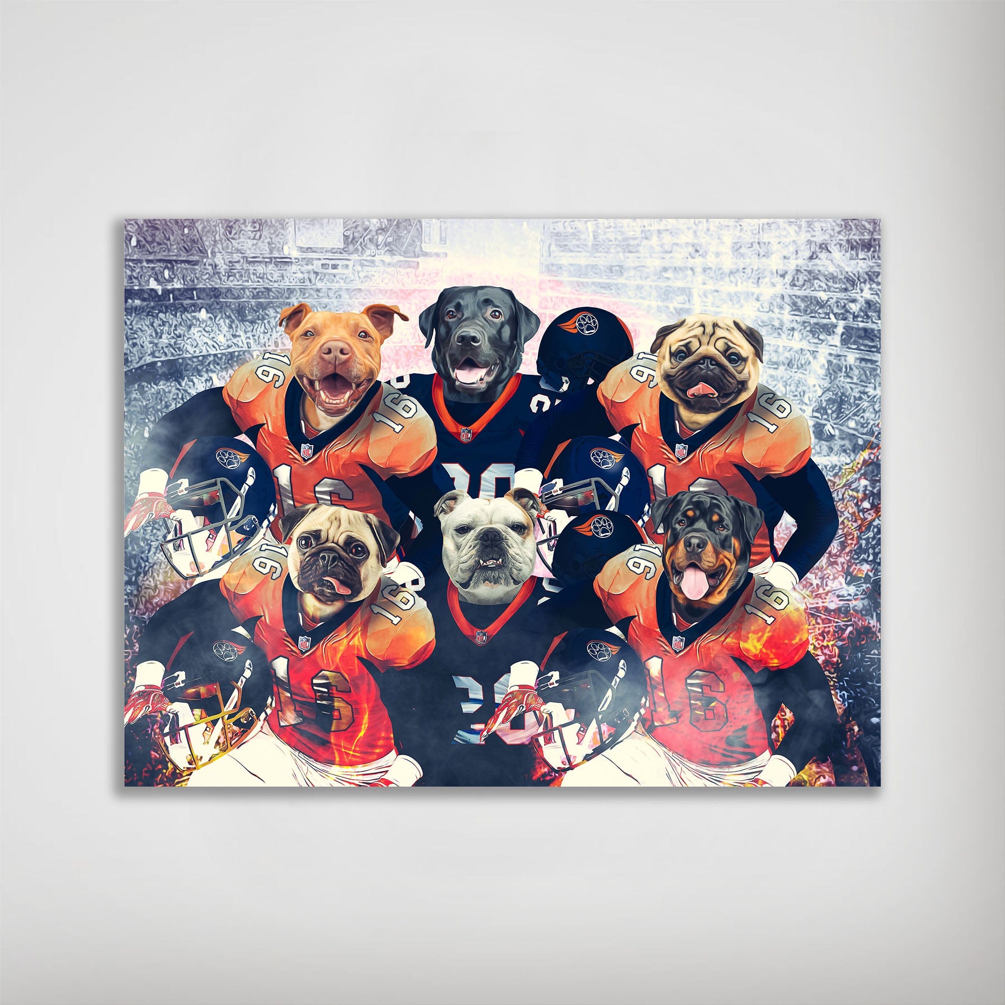 Póster personalizado para 6 mascotas &quot;Denver Doggos&quot;