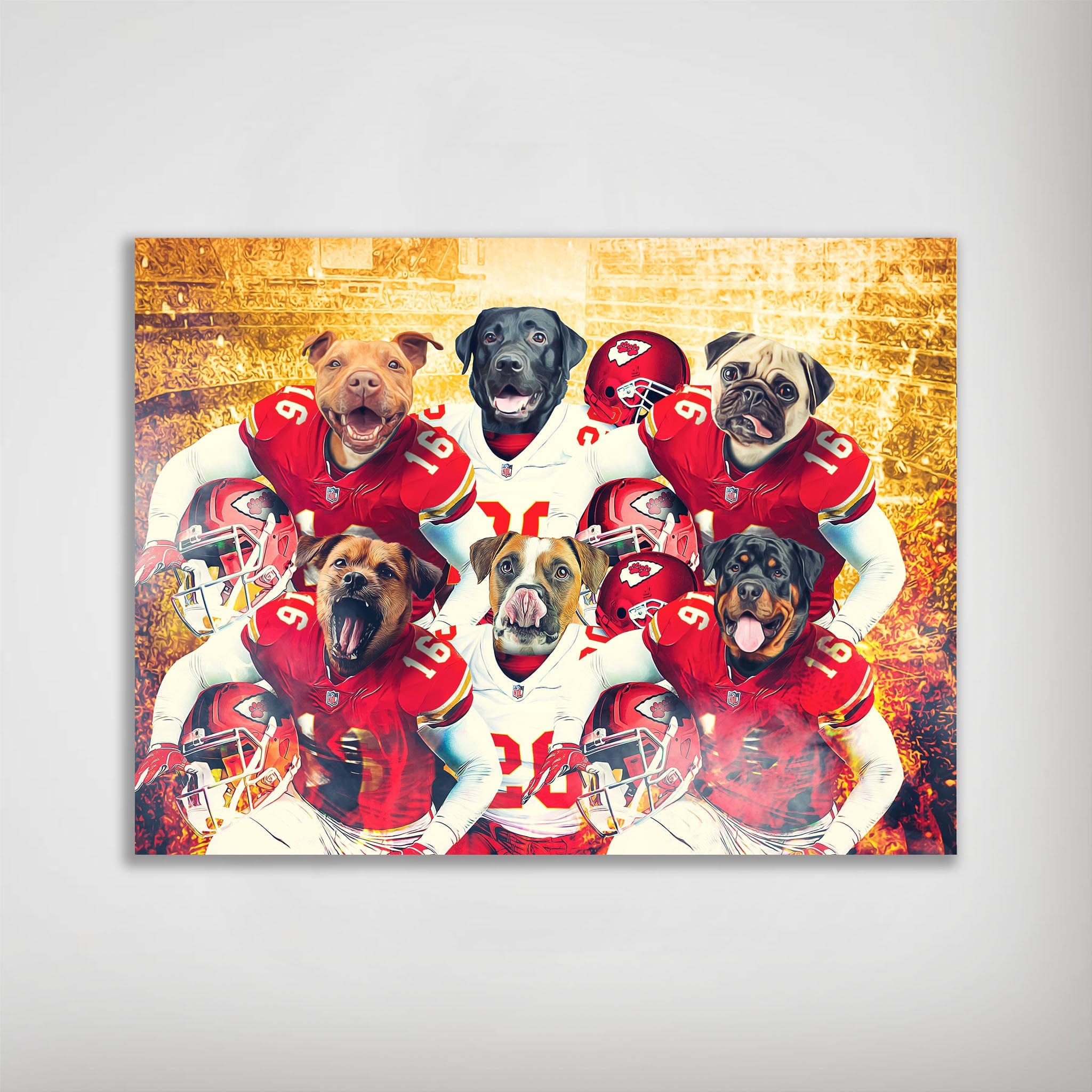 Póster Personalizado para 6 mascotas &#39;Kansas City Doggos&#39;