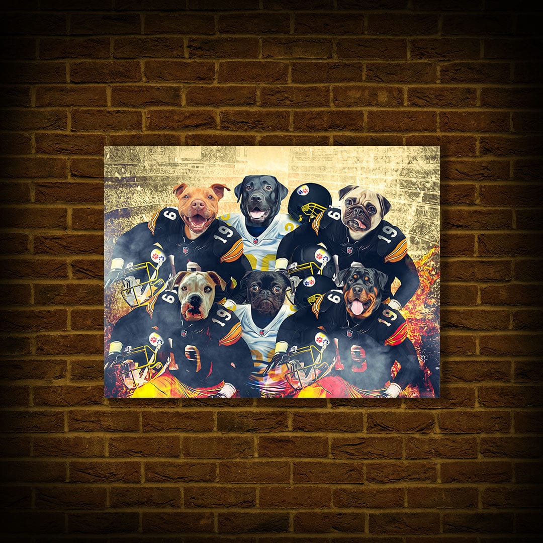 Póster Personalizado para 6 mascotas &#39;Pittsburgh Doggos&#39;