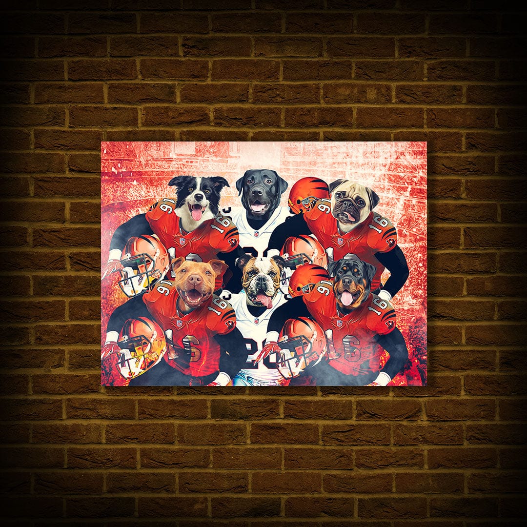 Póster personalizado para 6 mascotas &quot;Cincinnati Doggos&quot;