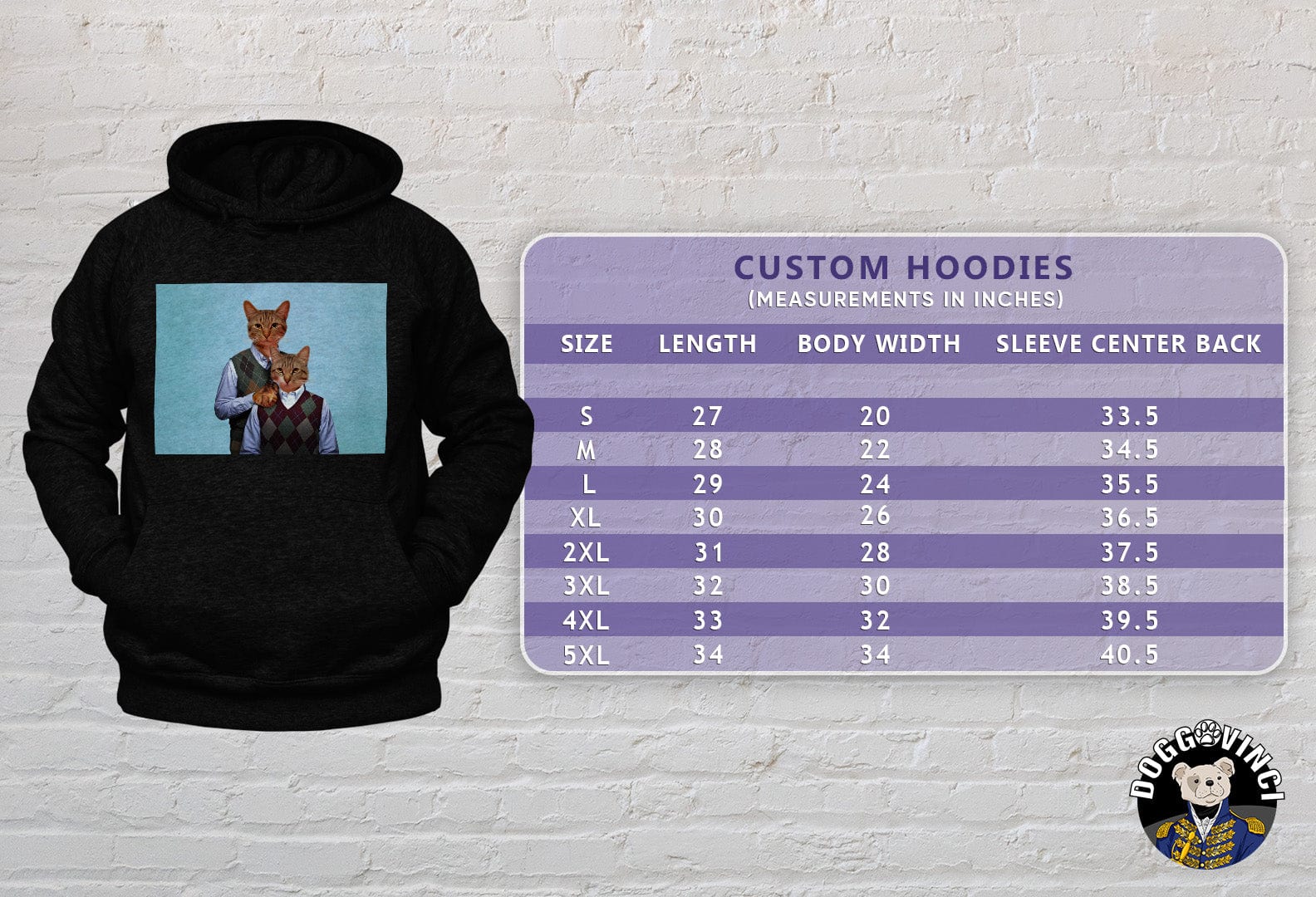 Sudadera con capucha personalizada para 2 mascotas &#39;Step Kitties&#39;