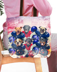 Bolsa de mano personalizada para 6 mascotas 'New York Doggos'