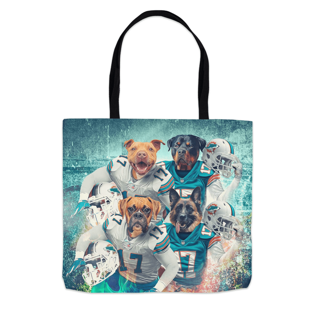 Bolsa de mano personalizada para 4 mascotas &#39;Miami Doggos&#39;