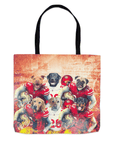 Bolsa de mano personalizada para 6 mascotas 'San Francisco 40Doggos'