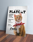 'Playcat' Personalized Pet Canvas