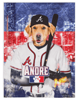 'Atlanta Dogs' Personalized Pet Blanket