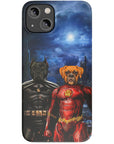 'Batdog & Flash Doggo' Personalized 2 Pet Phone Case