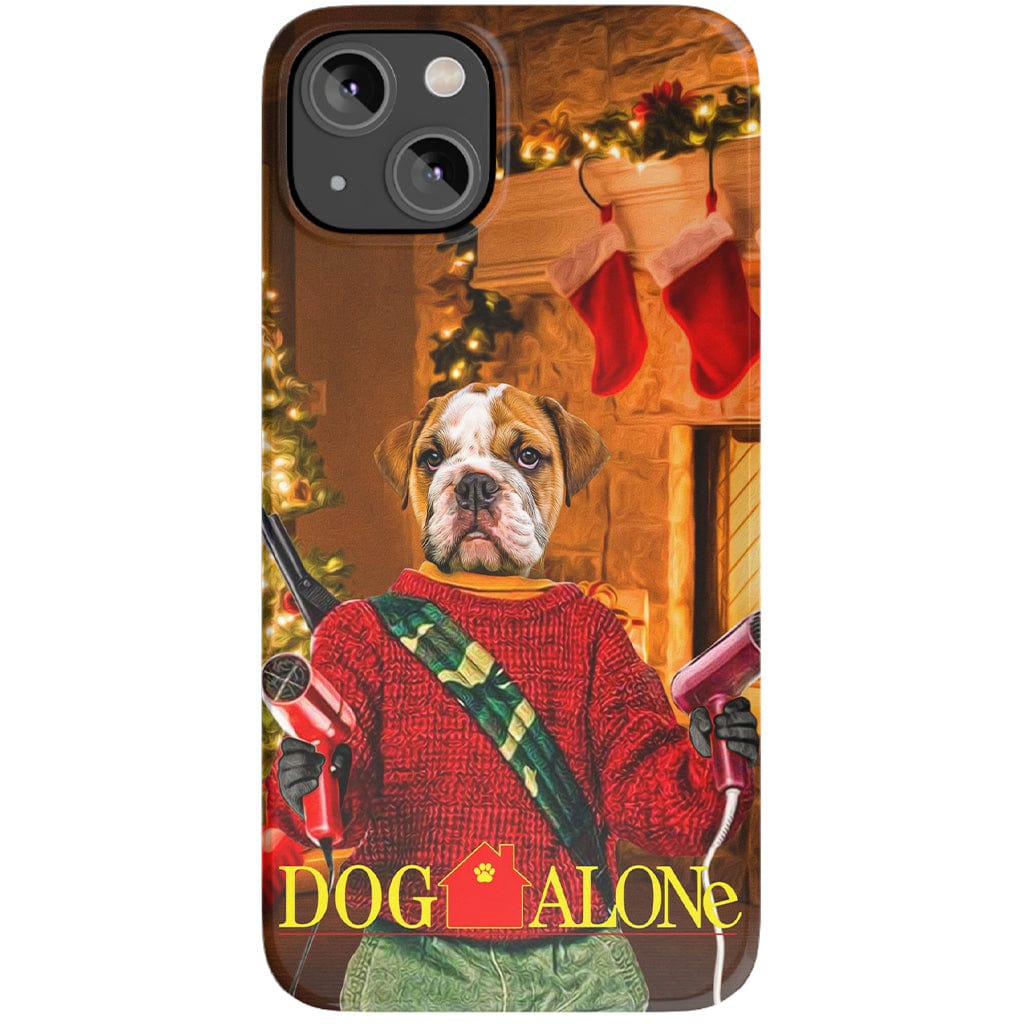 &#39;Dog Alone&#39; Personalized Phone Case