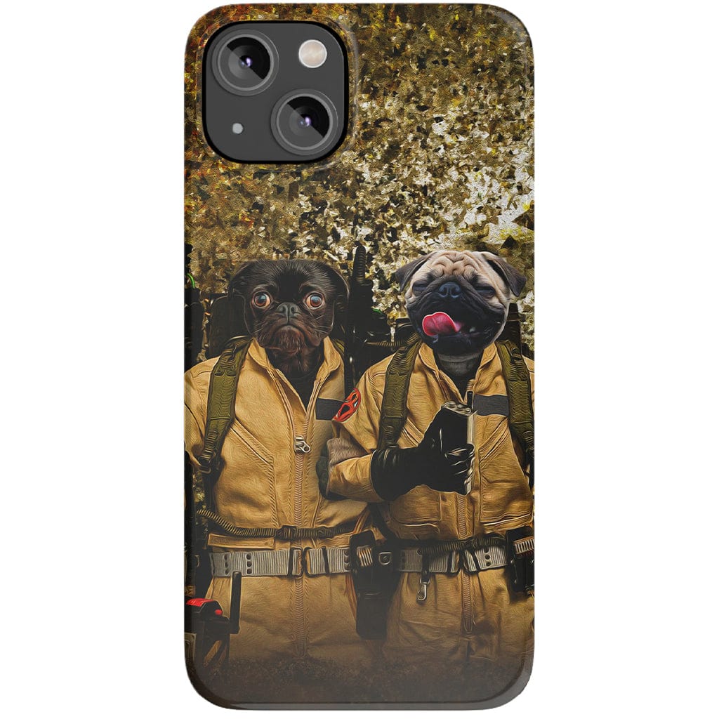 &#39;Dog Busters&#39; Personalized 2 Pets Phone Case