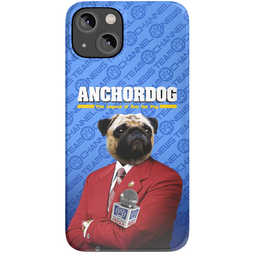 &#39;Anchordog&#39; Personalized Phone Case