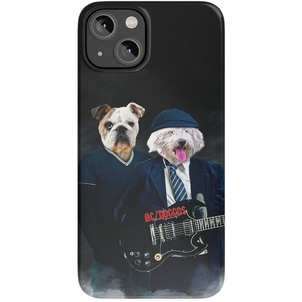 &#39;AC/Doggos&#39; Personalized 2 Pet Phone Case