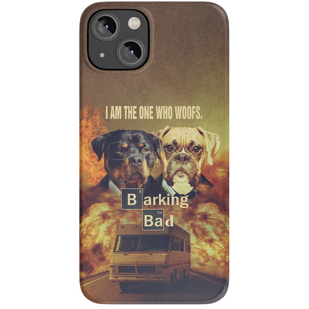 &#39;Barking Bad&#39; Personalized 2 Pet Phone Case