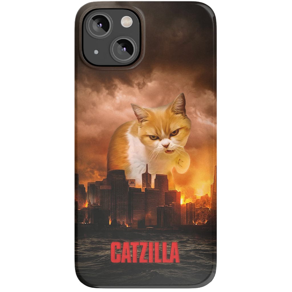 &#39;Catzilla&#39; Personalized Phone Case