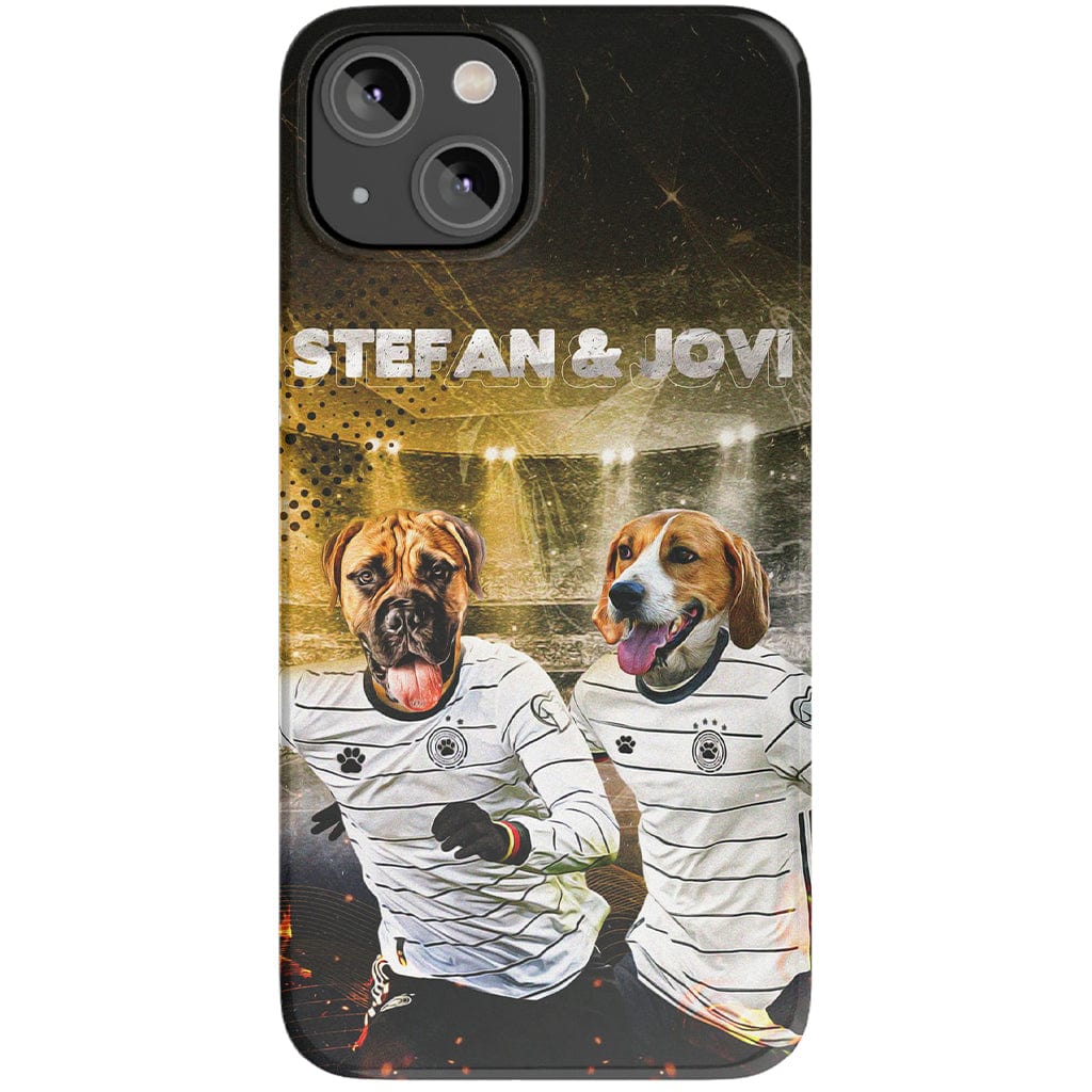 &#39;Germany Doggos&#39; Personalized 2 Pet Phone Case