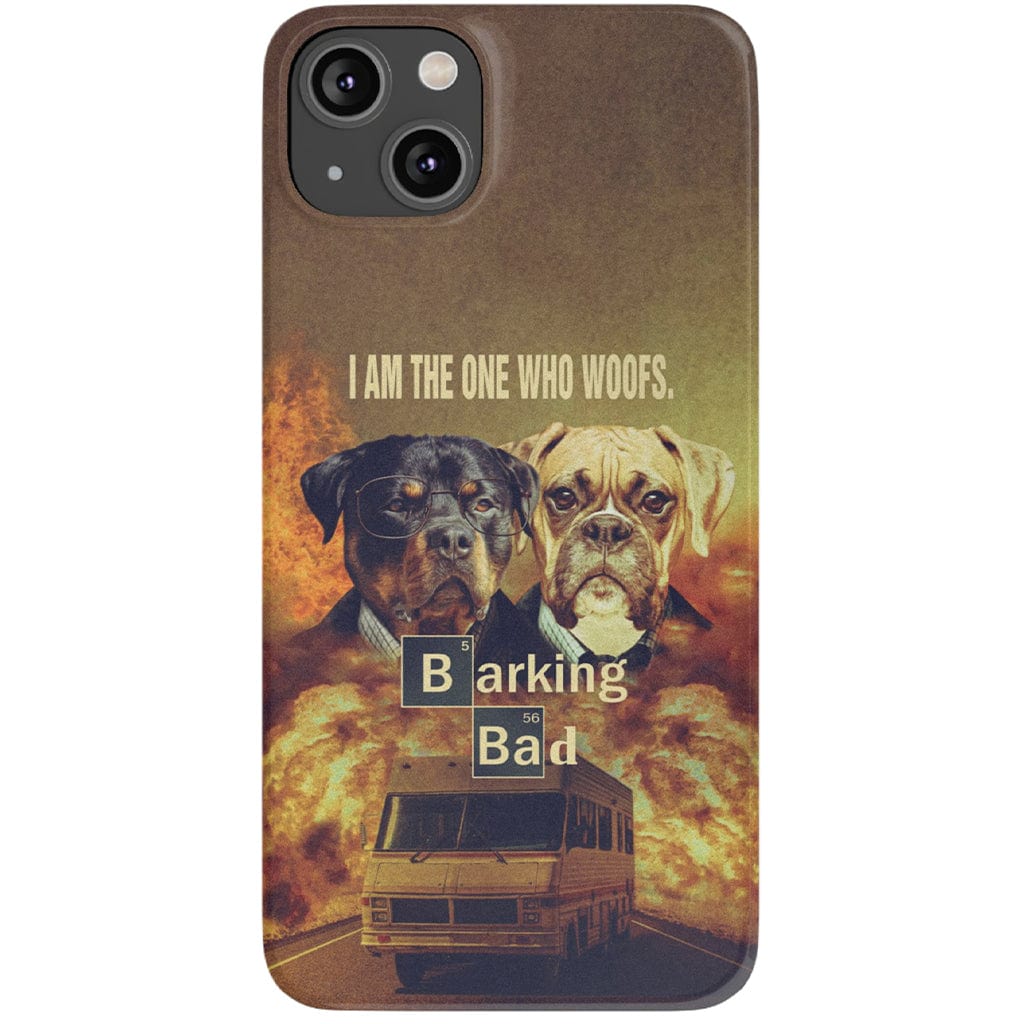 &#39;Barking Bad&#39; Personalized 2 Pet Phone Case