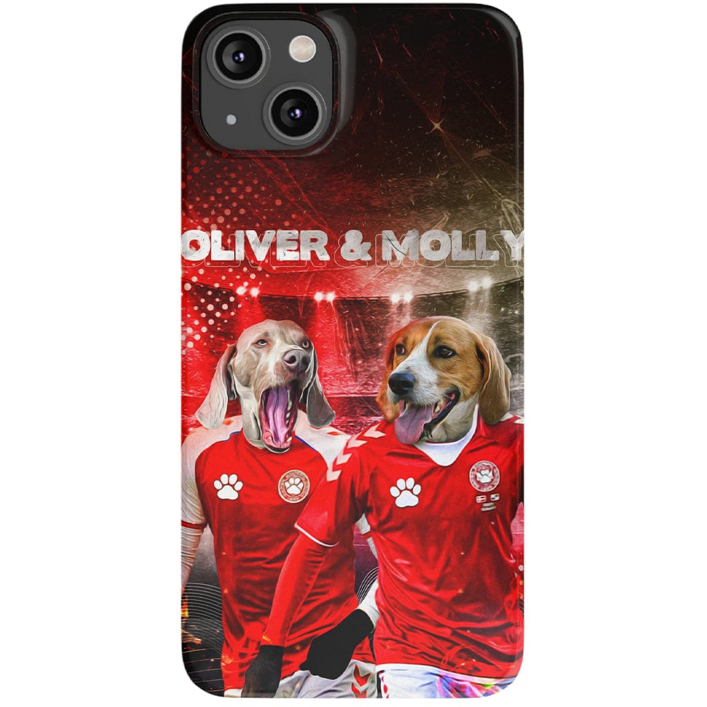 &#39;Denmark Doggos&#39; Personalized 2 Pet Phone Case