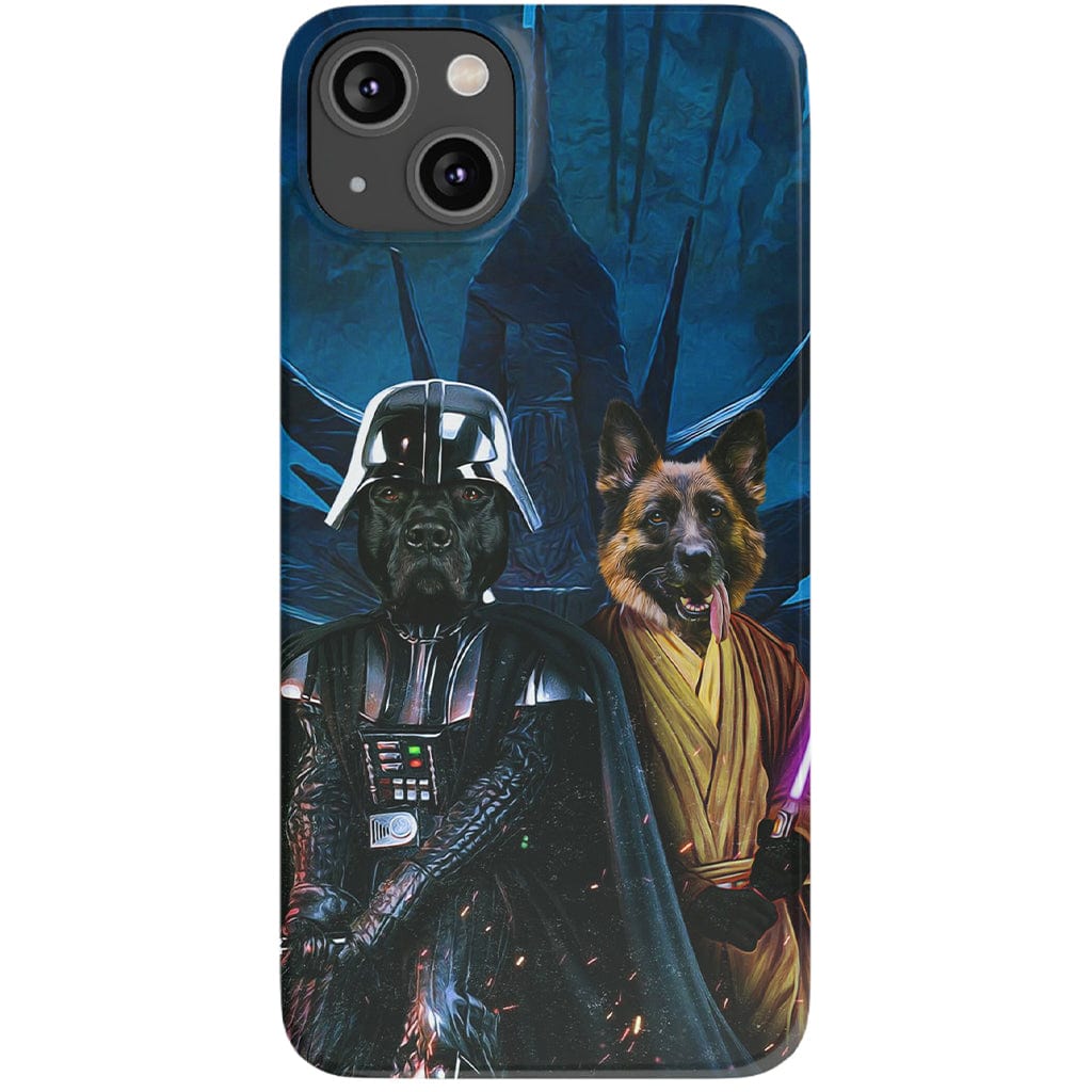 &#39;Darth Woofer &amp; Jedi-Doggo&#39; Personalized 2 Pet Phone Case