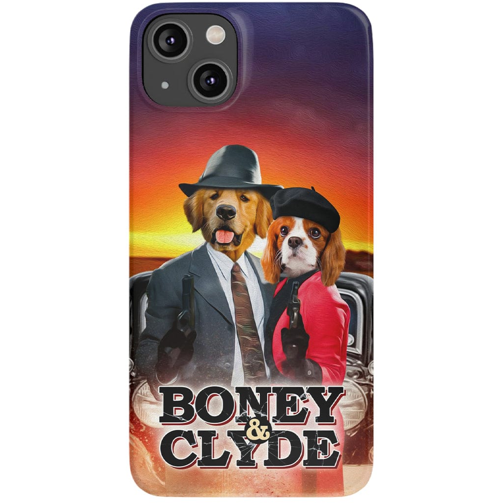 &#39;Boney and Clyde&#39; Personalized 2 Pet Phone Case