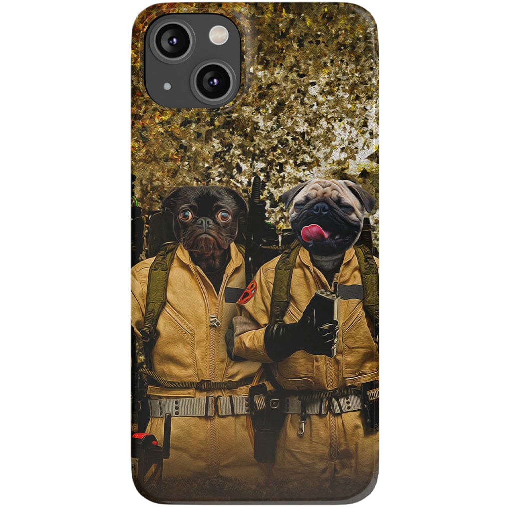 &#39;Dog Busters&#39; Personalized 2 Pets Phone Case