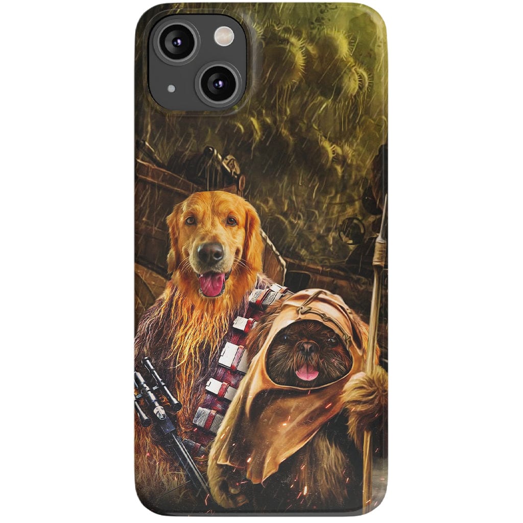 &#39;Chewdogga &amp; Dogg-E-Wok&#39; Personalized 2 Pet Phone Case